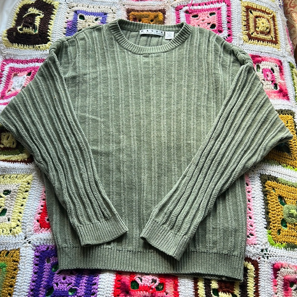 Sage green sweater